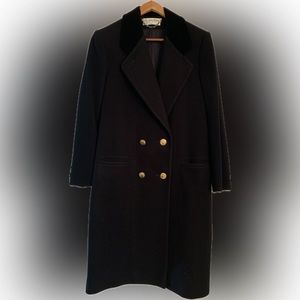 Vintage Women’s Wool Coat - Black